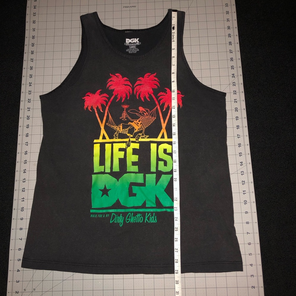 DGK. Tank Top. Size Large. Black color. - Picture 5 of 9